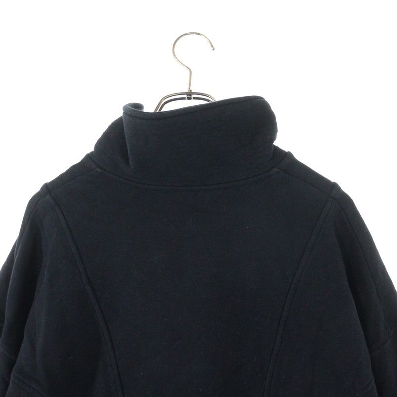 Saint Laurent Paris Logo Embroidered Half-zip Sweatshirt YP53 2023 00488 Black