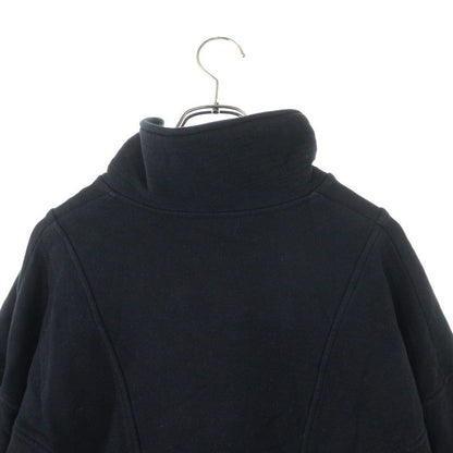 Saint Laurent Paris Logo Embroidered Half-zip Sweatshirt YP53 2023 00488 Black