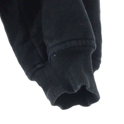 Saint Laurent Paris Logo Embroidered Half-zip Sweatshirt YP53 2023 00488 Black