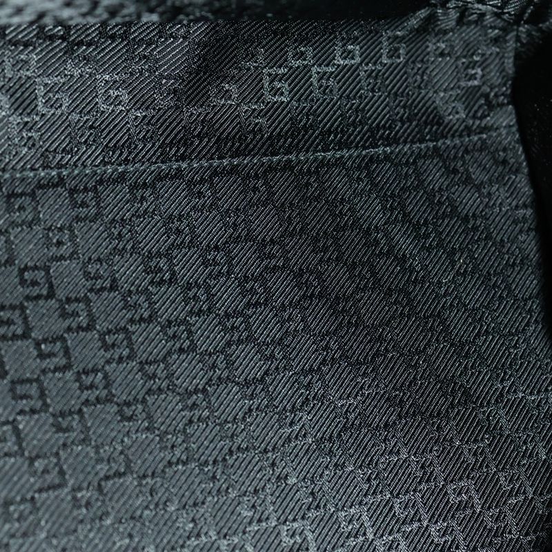 Gucci Square G 2WAY Boston Bag Black Nylon 114674