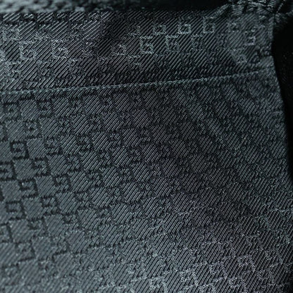 Gucci Square G 2WAY Boston Bag Black Nylon 114674