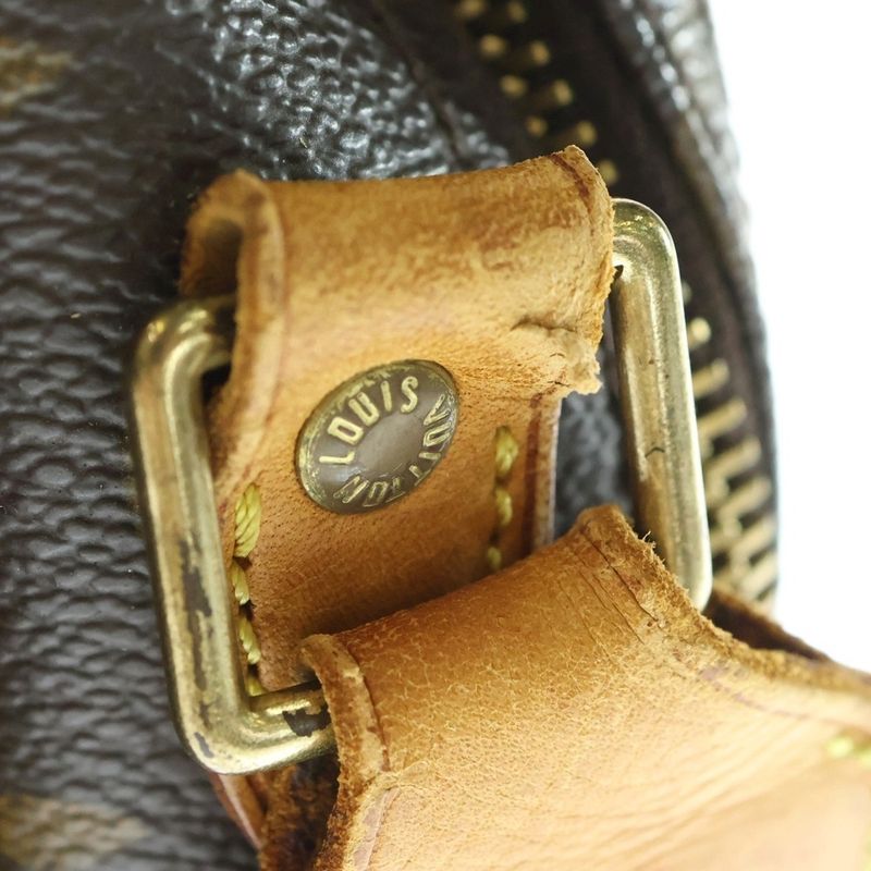 Louis Vuitton Monogram Reporter PM Brown PVC Shoulder Bag M45254