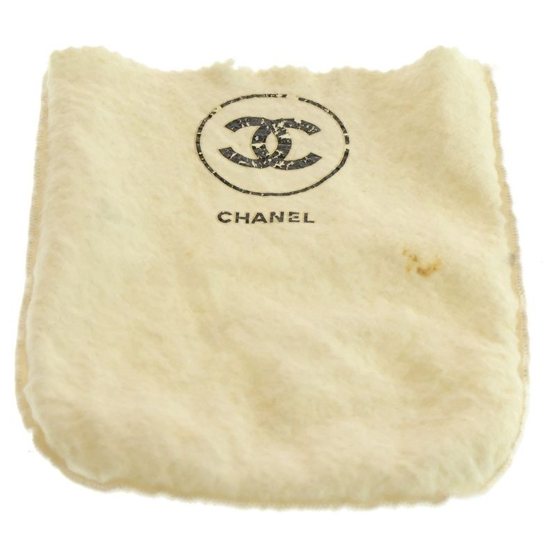 Chanel Coco Mark Chain Shoulder Bag Navy Gold Hardware