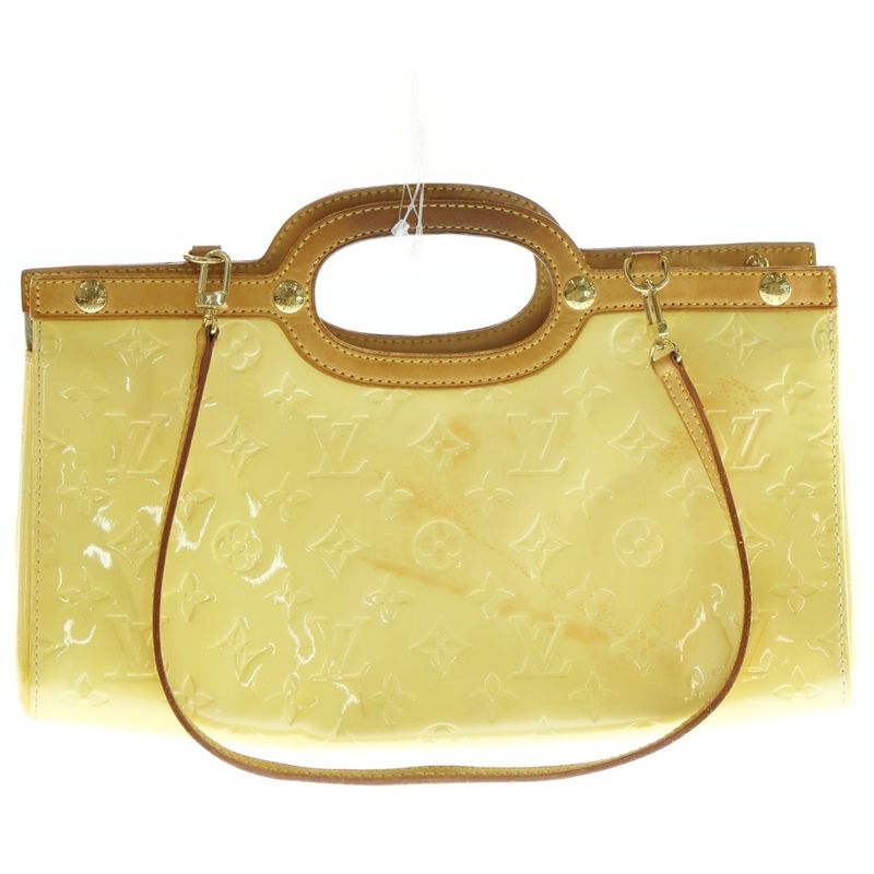 Louis Vuitton Vernis Roxbury Drive Pe Lou 2WAY Bag Handbag Shoulder Bag Brown X