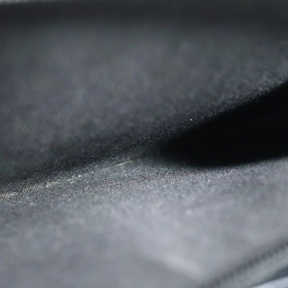 Chanel Wild Stitch Round Zipper Long Wallet Black Leather Silver Hardware