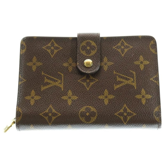 Louis Vuitton Monogram Porte Papier Zip Brown PVC M61207 Wallet