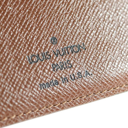 Louis Vuitton Monogram Porte Papier Zip Brown PVC M61207 Wallet