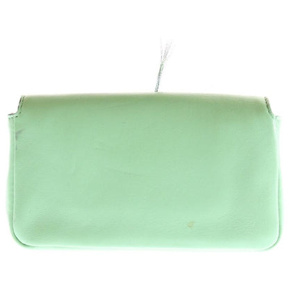 Fendi Micro Bucket Monster Shoulder Bag Light Green Leather 8m0354