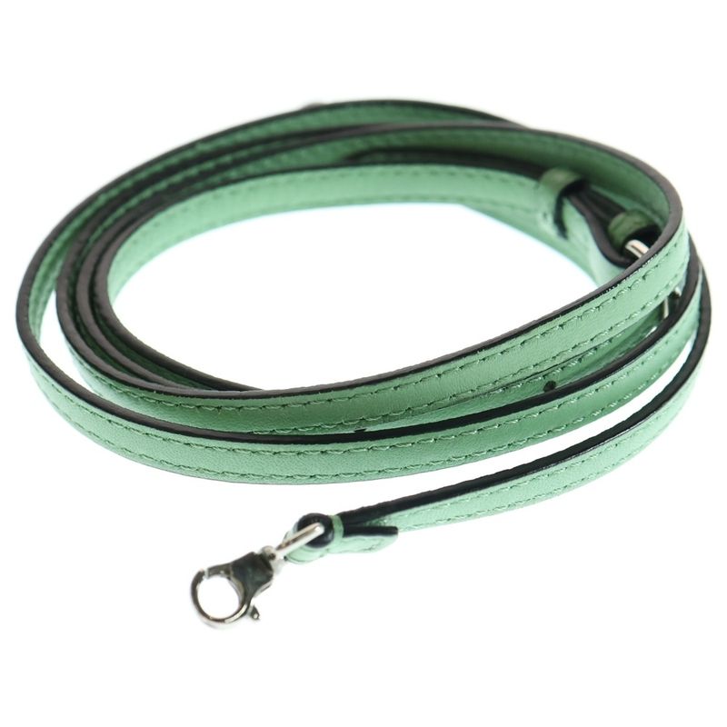 Fendi Micro Bucket Monster Shoulder Bag Light Green Leather 8m0354