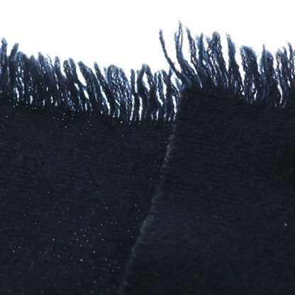 Gucci Bee Embroidered Cashmere Silk Scarf Navy 475513