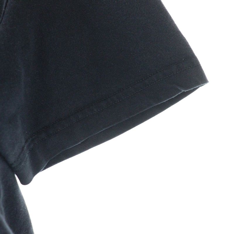 DIOR 17AW 3D Logo Embroidery Crew Neck Short Sleeve T-shirt Black 733j603w3610