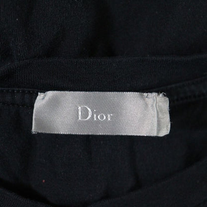 DIOR 17AW 3D Logo Embroidery Crew Neck Short Sleeve T-shirt Black 733j603w3610