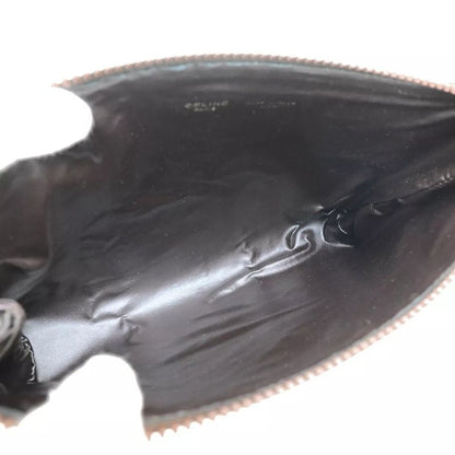 Celine Carriage Clutch Bag C Macadam Vintage Brown Leather 01bs032