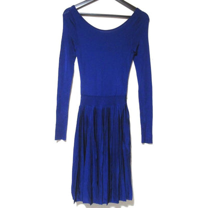 Christian DIOR Raf Simons Period Long Sleeve Knee Length Back Open Pleated Hem