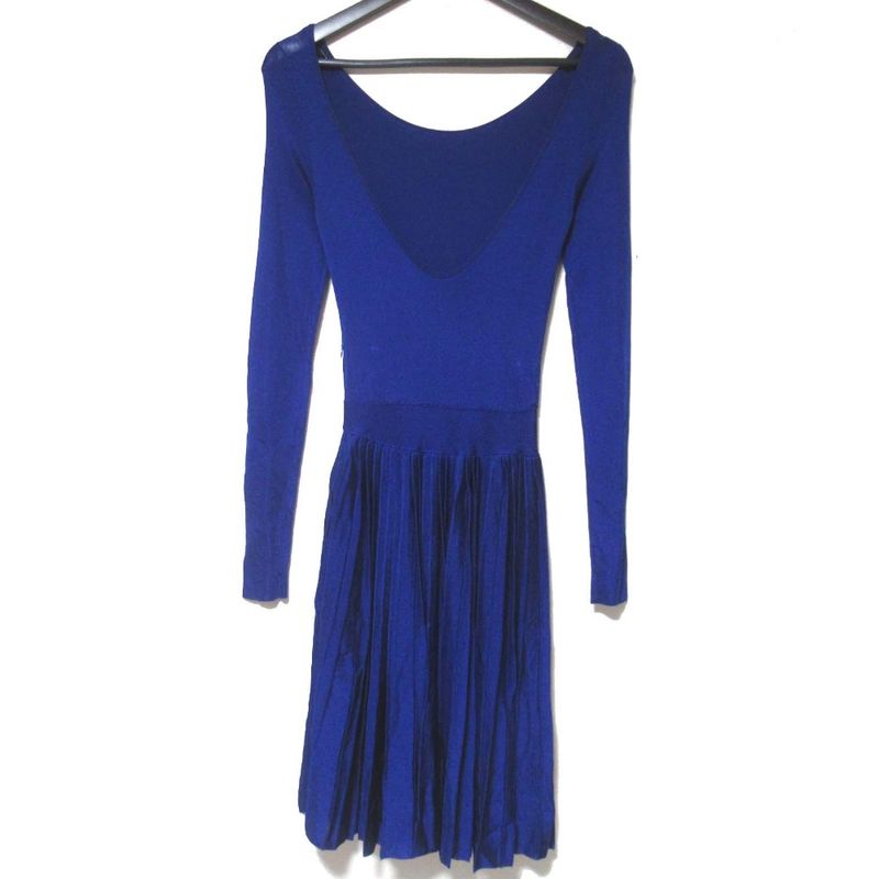 Christian DIOR Raf Simons Period Long Sleeve Knee Length Back Open Pleated Hem