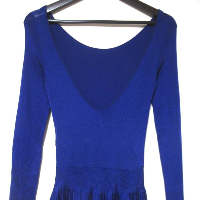 Christian DIOR Raf Simons Period Long Sleeve Knee Length Back Open Pleated Hem