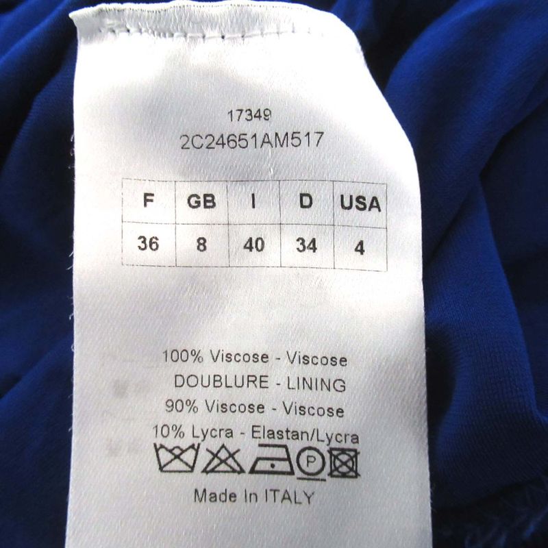 Christian DIOR Raf Simons Period Long Sleeve Knee Length Back Open Pleated Hem