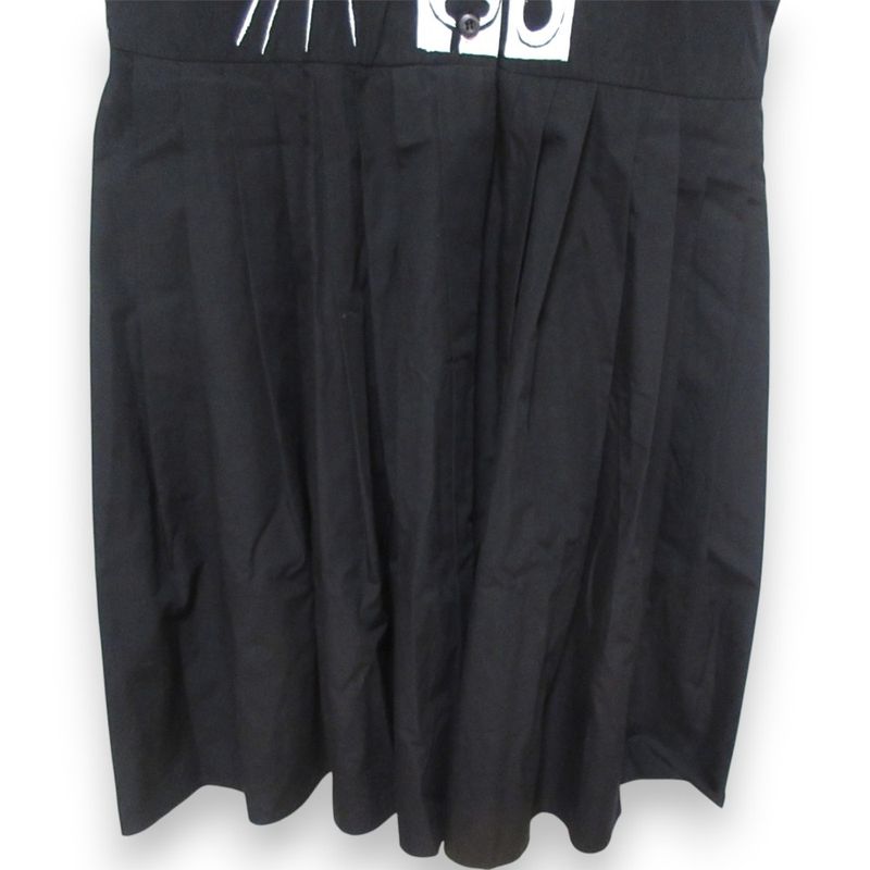 Good Prada Comic Print Leopard Print Collar Sleeveless Knee Length Shirt Dress