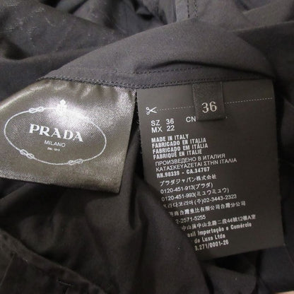 Good Prada Comic Print Leopard Print Collar Sleeveless Knee Length Shirt Dress