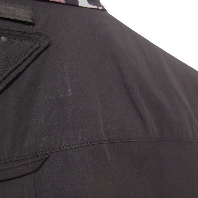 Good Prada Comic Print Leopard Print Collar Sleeveless Knee Length Shirt Dress