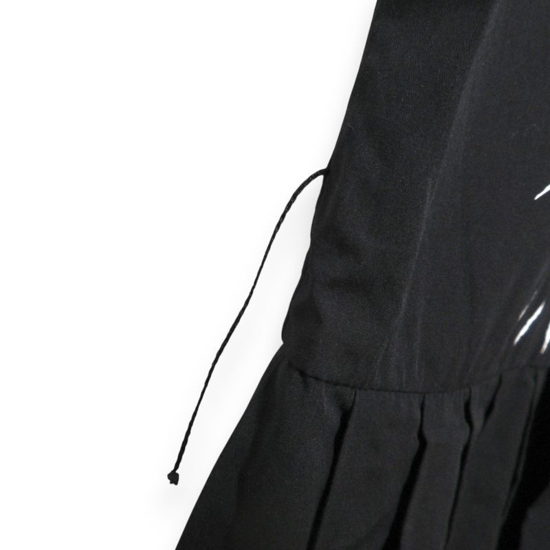 Good Prada Comic Print Leopard Print Collar Sleeveless Knee Length Shirt Dress