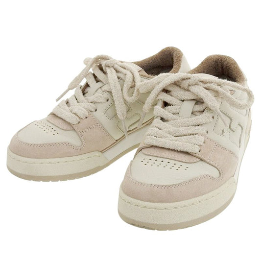 Fendi Match Suede Leather Low Top Sneakers 8e8252 Size 35 Approx 22cm (8.66in)