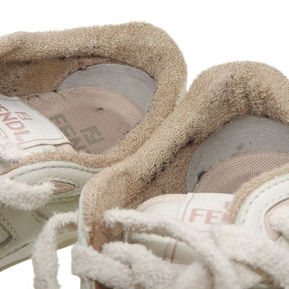 Fendi Match Suede Leather Low Top Sneakers 8e8252 Size 35 Approx 22cm (8.66in)