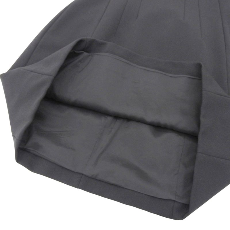 Prada Short Sleeve Nylon Dress Long Dress 38 Black Women's Used