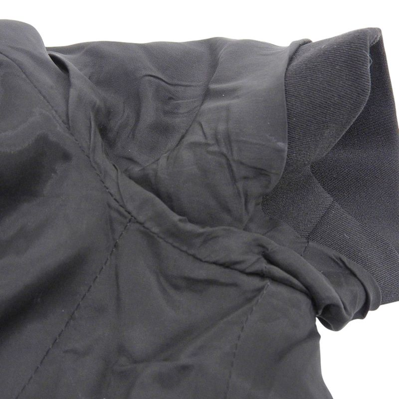 Prada Short Sleeve Nylon Dress Long Dress 38 Black Women's Used