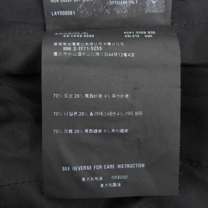 Prada Short Sleeve Nylon Dress Long Dress 38 Black Women's Used