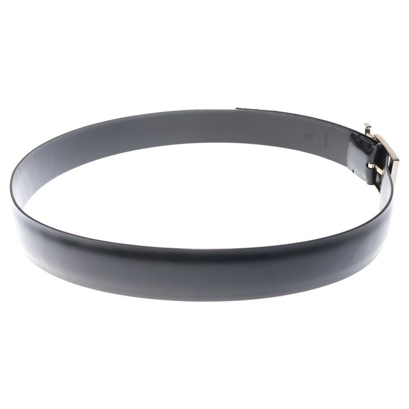 Louis Vuitton Santure Calf Leather Belt Black M9840