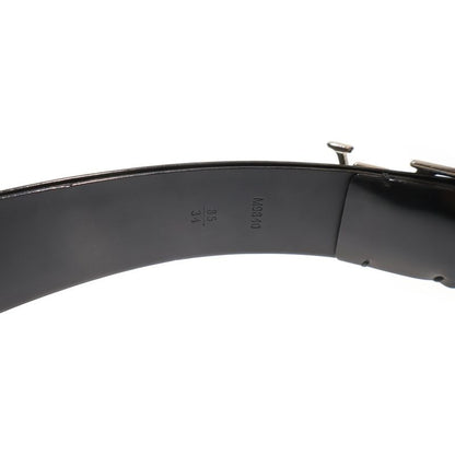 Louis Vuitton Santure Calf Leather Belt Black M9840