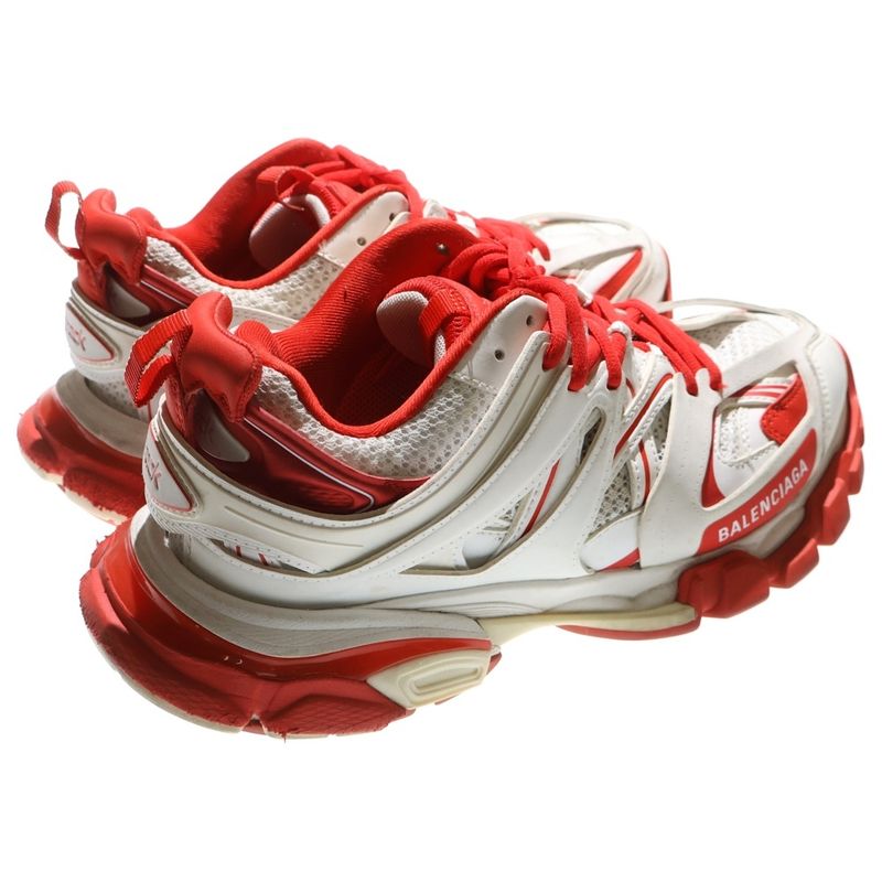 Balenciaga Track Sneaker Track Low Cut Sneaker White/red 542023