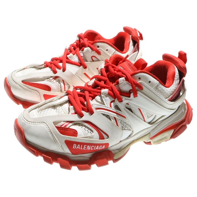 Balenciaga Track Sneaker Track Low Cut Sneaker White/red 542023