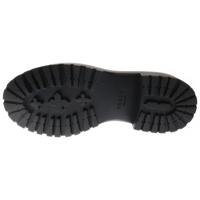 Prada Leather Loafers 2de148 Brushed Leather Loafers 9.5 Black