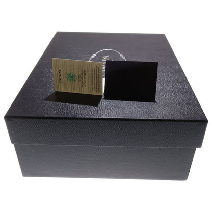 Prada Leather Loafers 2de148 Brushed Leather Loafers 9.5 Black