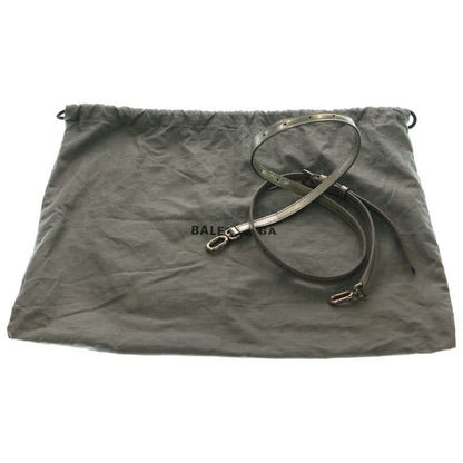 Balenciaga Hourglass XS 2WAY Bag Shoulder Bag Mini Bag Handbag Metallic Silver