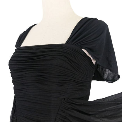 Good Yves Saint Laurent Sleeveless Draped Gather Dress S