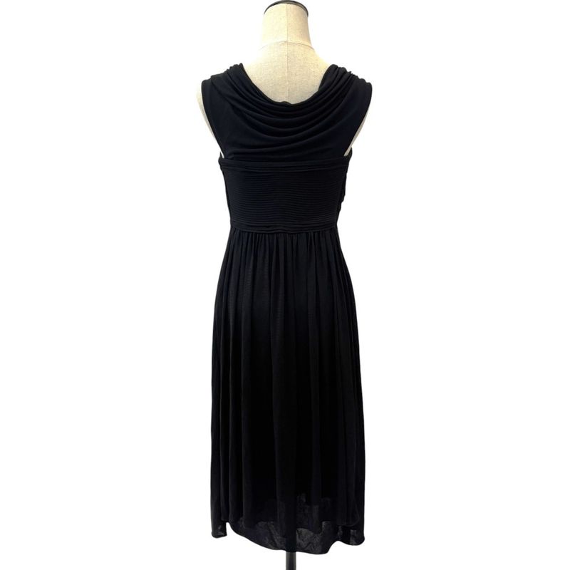 Good Yves Saint Laurent Sleeveless Draped Gather Dress S
