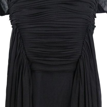 Good Yves Saint Laurent Sleeveless Draped Gather Dress S