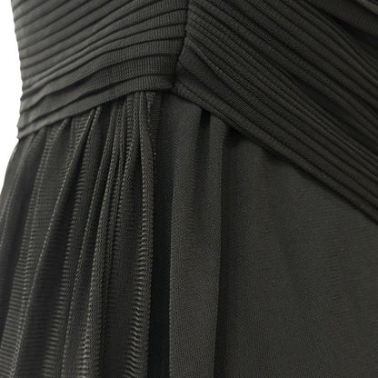 Good Yves Saint Laurent Sleeveless Draped Gather Dress S