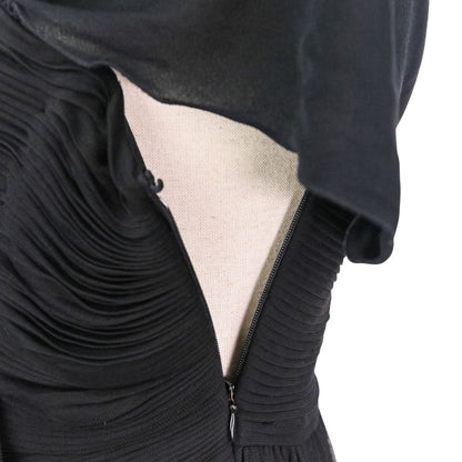 Good Yves Saint Laurent Sleeveless Draped Gather Dress S