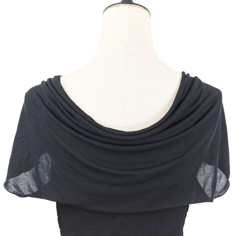 Good Yves Saint Laurent Sleeveless Draped Gather Dress S