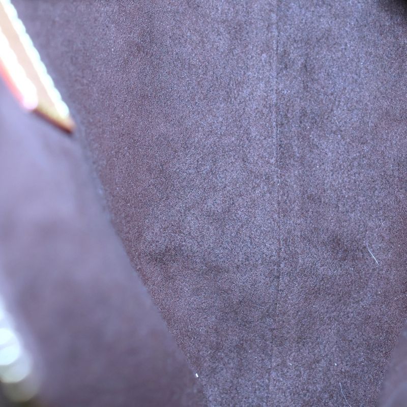 Louis Vuitton Monogram Side Trunk MM Shoulder Bag Pochette Bag Brown Pvcleather