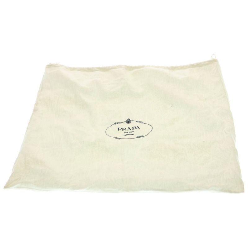 Prada Tessuto Tote Handbag Black And Pink Nylon Bt0165 Silver Hardware