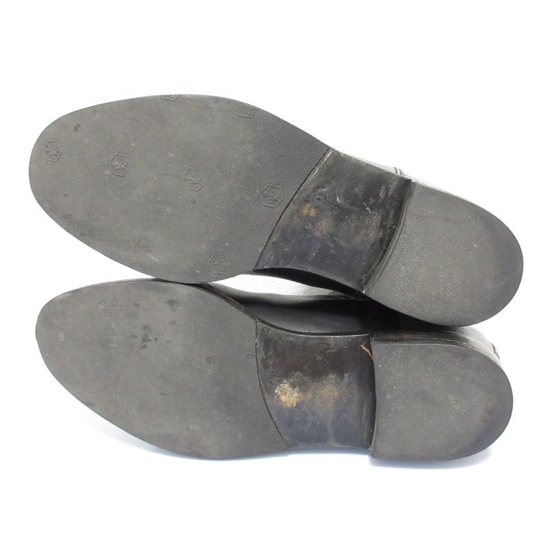 Good Prada Leather Side Gore Chelsea Boots Short Boots Size 39 Equivalent to