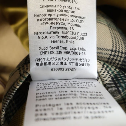 Gucci 20SS Light Cotton Trench COAT Oversized Cotton Chino Leather Trousers