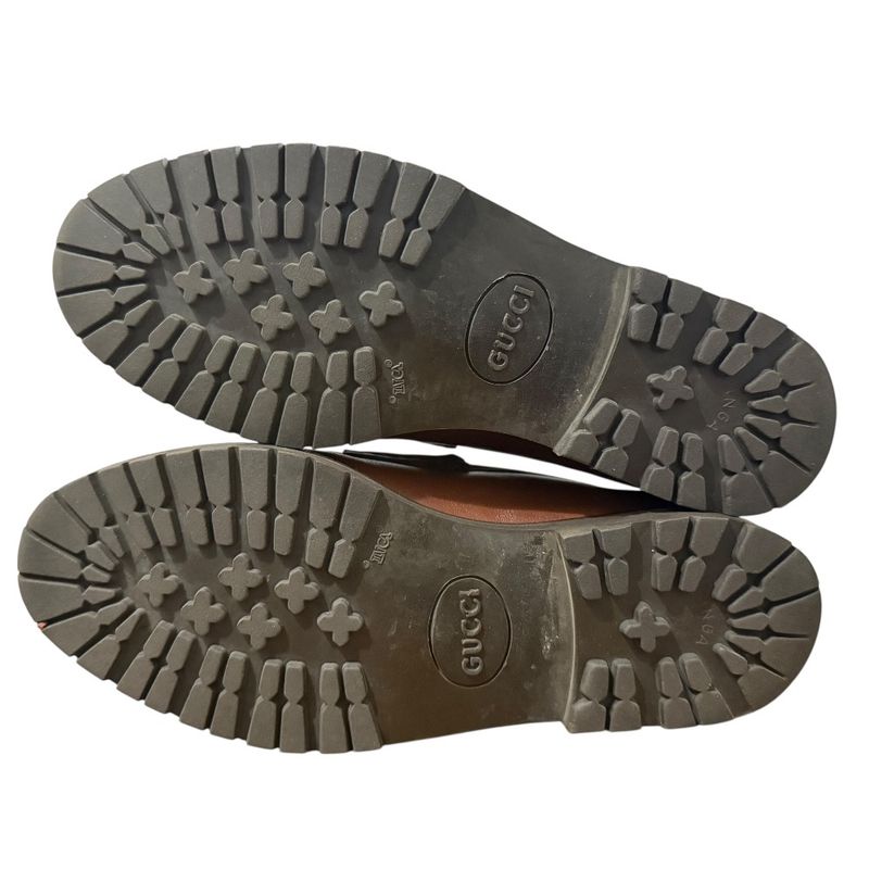 Gucci Leather Horsebit Loafers Size 35 Equivalent to 22cm (8.66in) Brown