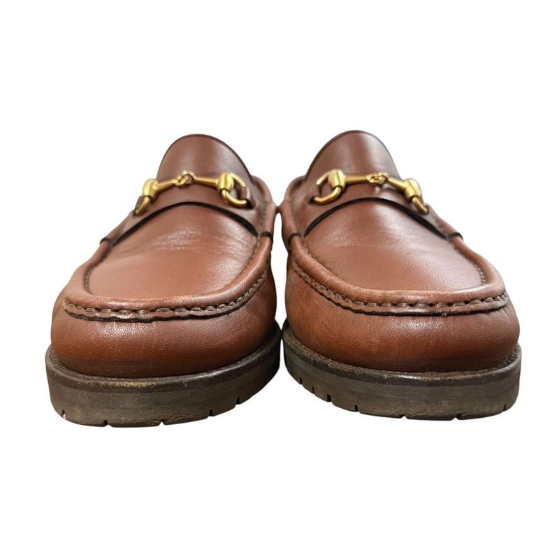 Gucci Leather Horsebit Loafers Size 35 Equivalent to 22cm (8.66in) Brown