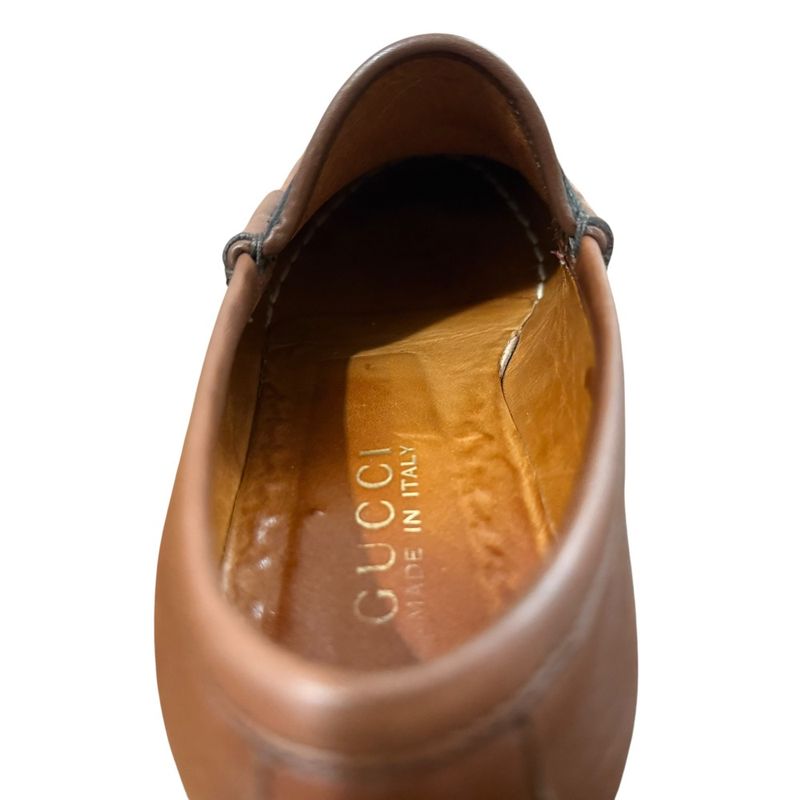 Gucci Leather Horsebit Loafers Size 35 Equivalent to 22cm (8.66in) Brown
